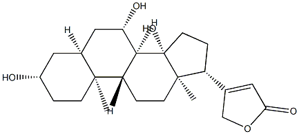 3β,7β,14-Trihydroxy-5β-card-20(22)-enolide|