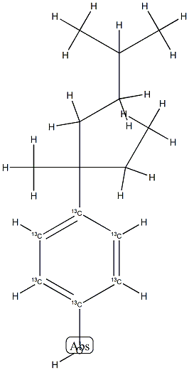 4‐(3,6‐ジメチル‐3‐ヘプチル)フェノール‐13C6標(biāo)準(zhǔn)液