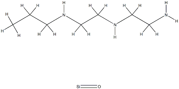 3-(DIETHYLENETRIAMINO)PROPYL-FUNCTIONALIZED SILICA GEL Struktur