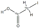 Iodoacetic  acid-13C2 Struktur