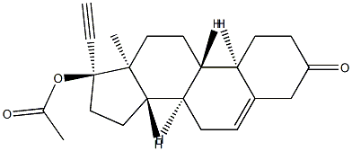 Δ-5(6)-Norethindrone Acetate Struktur