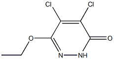 3(2H)-Pyridazinone,4,5-dichloro-6-ethoxy-(9CI) Struktur