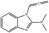 1H-Benzimidazol-2-amine,N,N-dimethyl-1-(1,2-propadienyl)-(9CI) Struktur