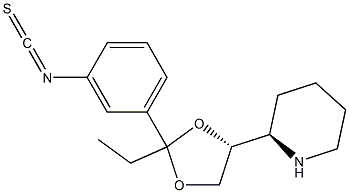 etoxadrol-2-isothiocyanate Struktur