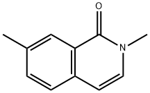 1(2H)-Isoquinolinone,2,7-dimethyl-(9CI) Struktur