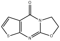 2,3-dihydro-5H-oxazolothienopyrimidin-5-one Struktur