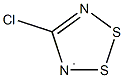 4-chloro-1,2$l^{3}-dithia-3,5-diazacyclopenta-2,4-diene Struktur