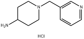 1-(pyridin-3-ylmethyl)piperidin-4-amine trihydrochloride Struktur