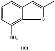 2-METHYL-BENZOFURAN-7-YLAMINE HYDROCHLORIDE Struktur