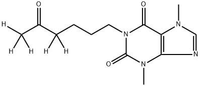 Pentoxifylline-d5 Struktur