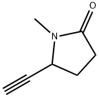 2-Pyrrolidinone,5-ethynyl-1-methyl-(9CI) Struktur