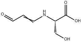 N-(2-propenal)serine Struktur