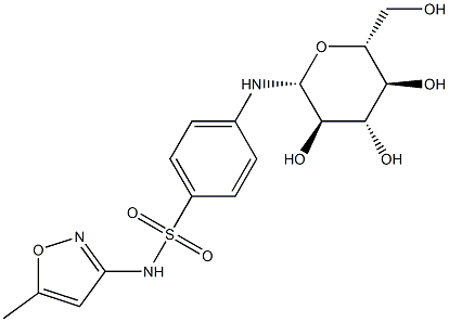 SulfaMethoxazole N4-glucoside Struktur