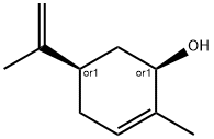 (Z)-carveol,2-methyl-5-(1-methylethenyl)-2-cyclohexen-1-ol,cis-mentha-1,8-dien-6-ol Struktur