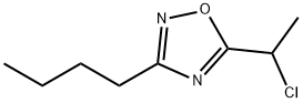 3-BUTYL-5-(1-CHLOROETHYL)-1,2,4-OXADIAZOLE, 119738-10-2, 結(jié)構(gòu)式