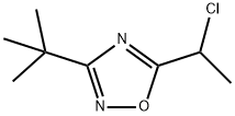 3-TERT-BUTYL-5-(1-CHLOROETHYL)-1,2,4-OXADIAZOLE Struktur