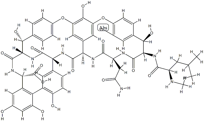 eremomycin aglycone Struktur