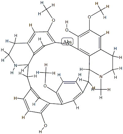 tilitriandrine Struktur