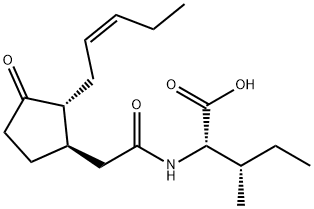 N-[(-)-JASMONOYL]-(S)-ISOLEUCINE (JaIle) Struktur