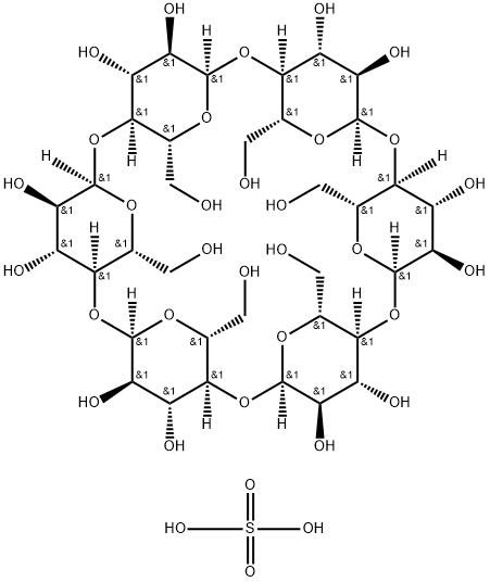 A-CYCLODEXTRIN SULFATE Struktur