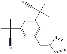 Anastrozole Struktur