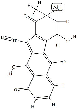 keto-anhydrokinamycin Struktur