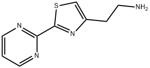 2-[2-(2-pyrimidinyl)-1,3-thiazol-4-yl]ethanamine(SALTDATA: 1.9HCl 0.4H2O 0.08C3H8O) Struktur