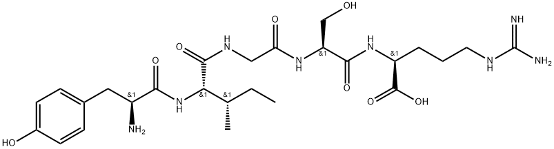 poly(tyrosyl-isoleucyl-glycyl-seryl-arginine) Struktur