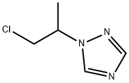 1-(2-chloro-1-methylethyl)-1H-1,2,4-triazole(SALTDATA: HCl) Struktur