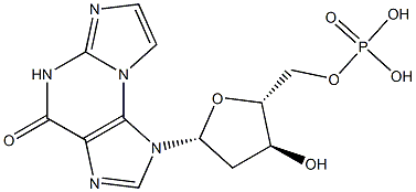 N(2),3-ethenodeoxyguanosine 5'-phosphate Struktur