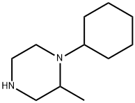 1-cyclohexyl-2-methylpiperazine Struktur