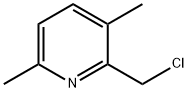 2-(chloromethyl)-3,6-dimethylpyridine Struktur