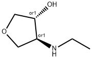 (3R,4S)-4-(ethylamino)tetrahydro-3-furanol(SALTDATA: FREE) Struktur