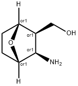 diexo-3-Amino-7-oxa-bicyclo[2.2.1]heptyl-2-methanol Struktur