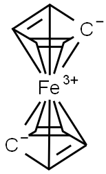 ferrocenium Struktur