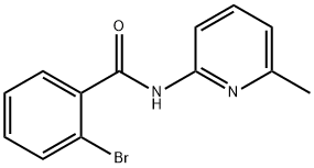 2-bromo-N-(6-methylpyridin-2-yl)benzamide Struktur