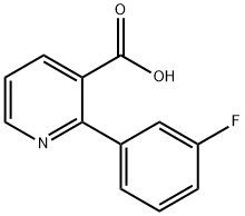 2-(3-Fluorophenyl)nicotinic acid Struktur