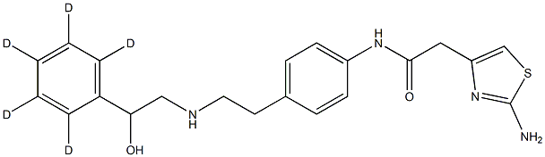 Mirabegron D5 Struktur