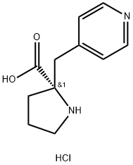 (S)-Alpha-(4-Pyridinylmethyl)-Pro2HCl Struktur