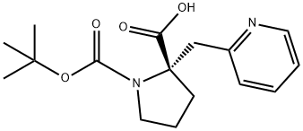 (Tert-Butoxy)Carbonyl (S)-Alpha-(2-Pyridinylmethyl)-Pro Struktur