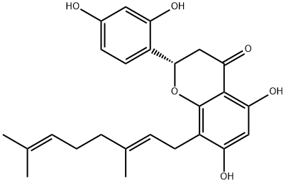 Sophoraflavanone C Struktur