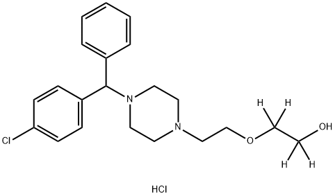 Hydroxyzine-d4 2HCl Struktur