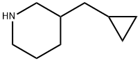 3-(cyclopropylmethyl)piperidine Struktur