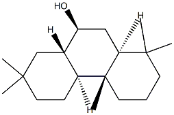 13,13-Dimethylpodocarpan-7β-ol Struktur