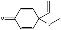 2,5-Cyclohexadien-1-one,4-ethenyl-4-methoxy-(9CI) Struktur