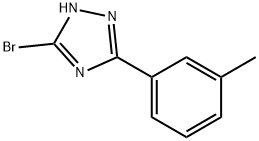 3-bromo-5-(3-methylphenyl)-1H-1,2,4-triazole(SALTDATA: FREE) Struktur