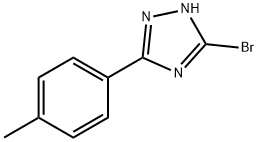 3-bromo-5-(4-methylphenyl)-1H-1,2,4-triazole(SALTDATA: FREE) Struktur