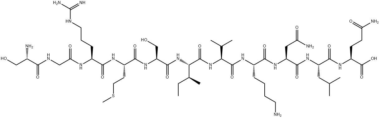 cholecystokinin 33 (10-20) Struktur