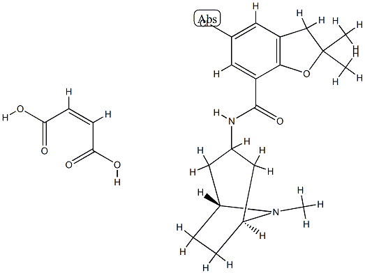 Zatosetron Maleate Struktur