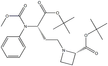 (2S,3’S)-N-[3-t-Butoxycarbonyl-3-benzyloxycarbonylamino-propyl]]azetidine-2-carboxylic Acid, t-Butyl Ester Struktur